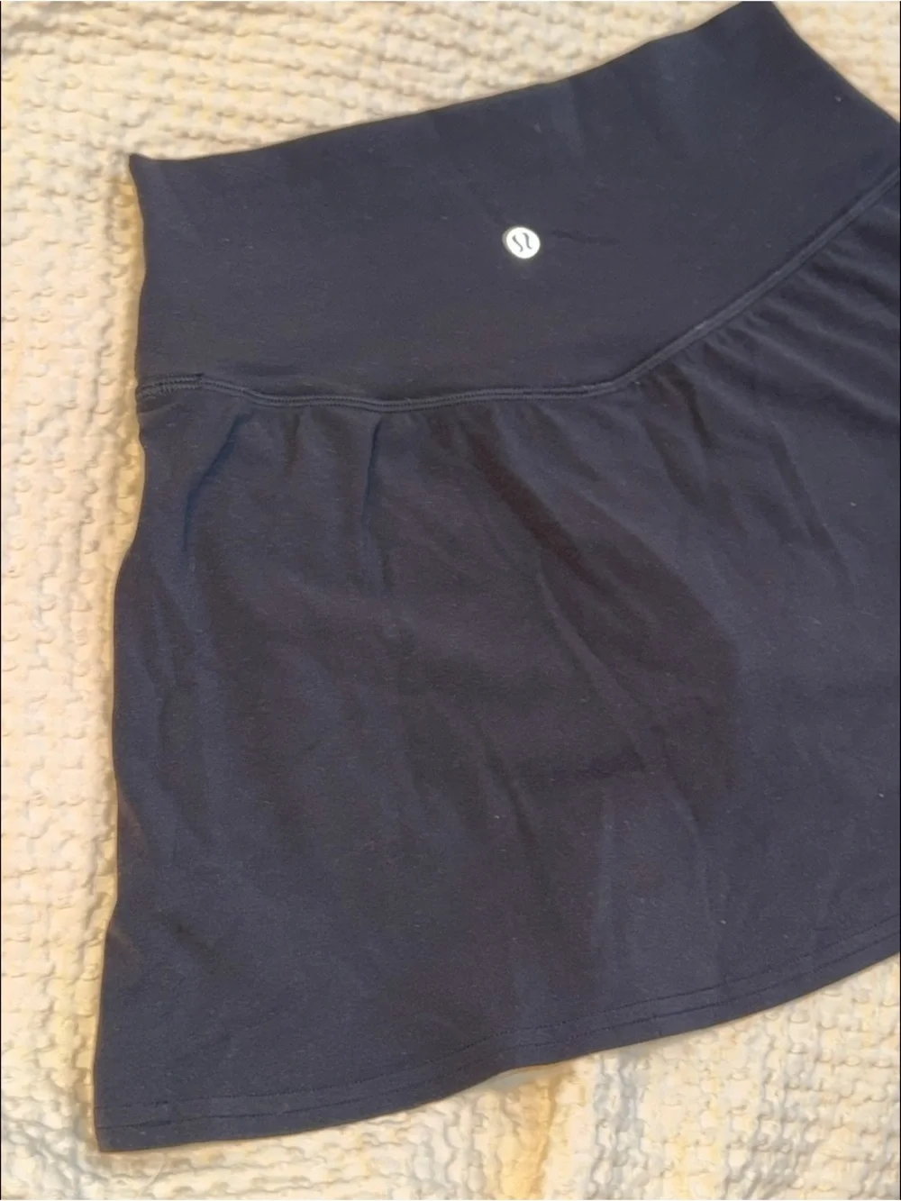 lululemon athletica Black Pull-On Active Mini Skirt
